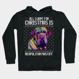 All I Want for Christmas is Neapolitan Mastiff - Christmas Gift for Dog Lover Hoodie